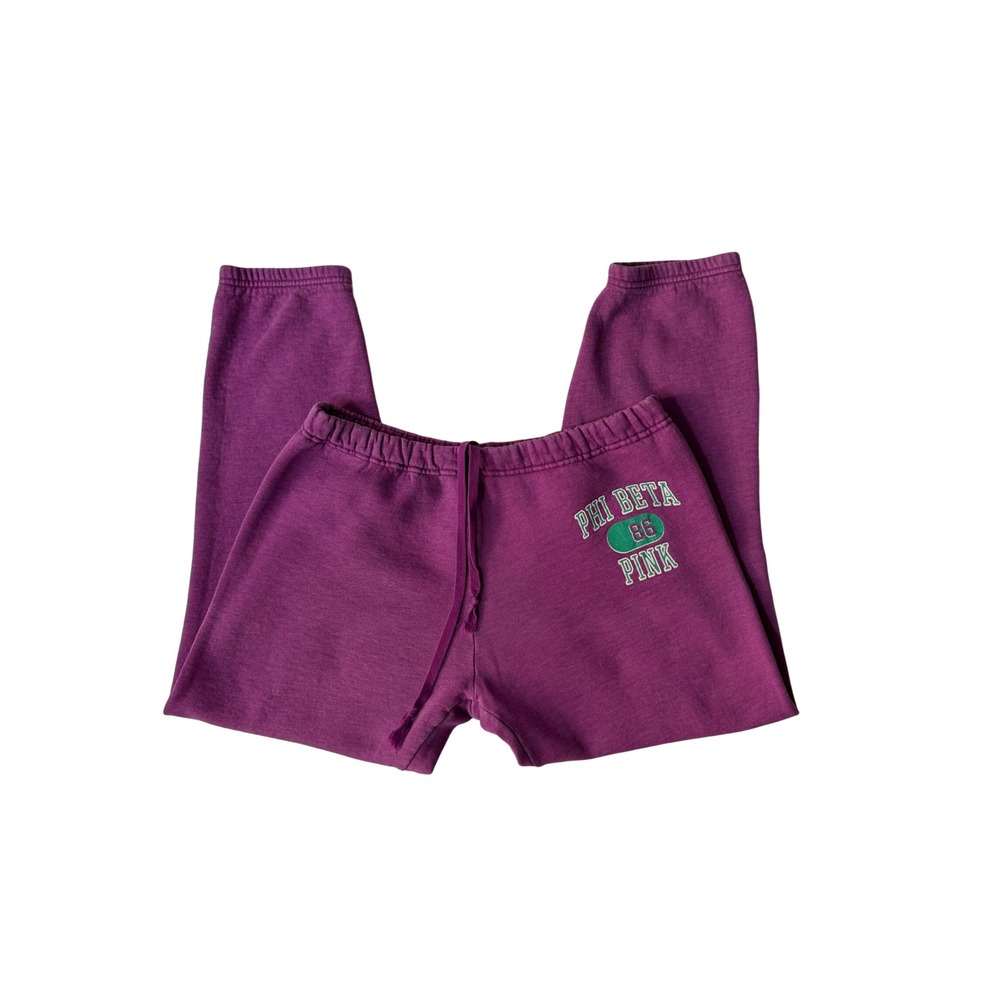 PINK Victoria's Secret Phi Beta Joggers Purple Size XS